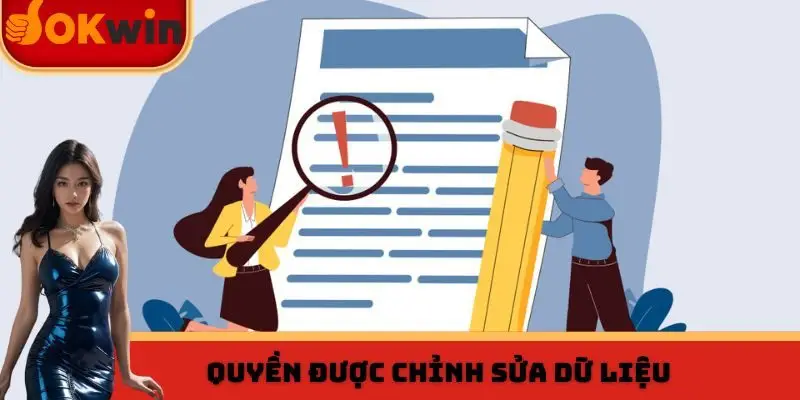Quyền được chỉnh sửa dữ liệu